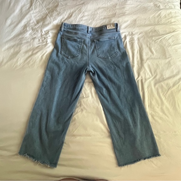 Paige Nellie Jeans Fringe Edge Flare Leg Light Wash Size 31 - Picture 10 of 12